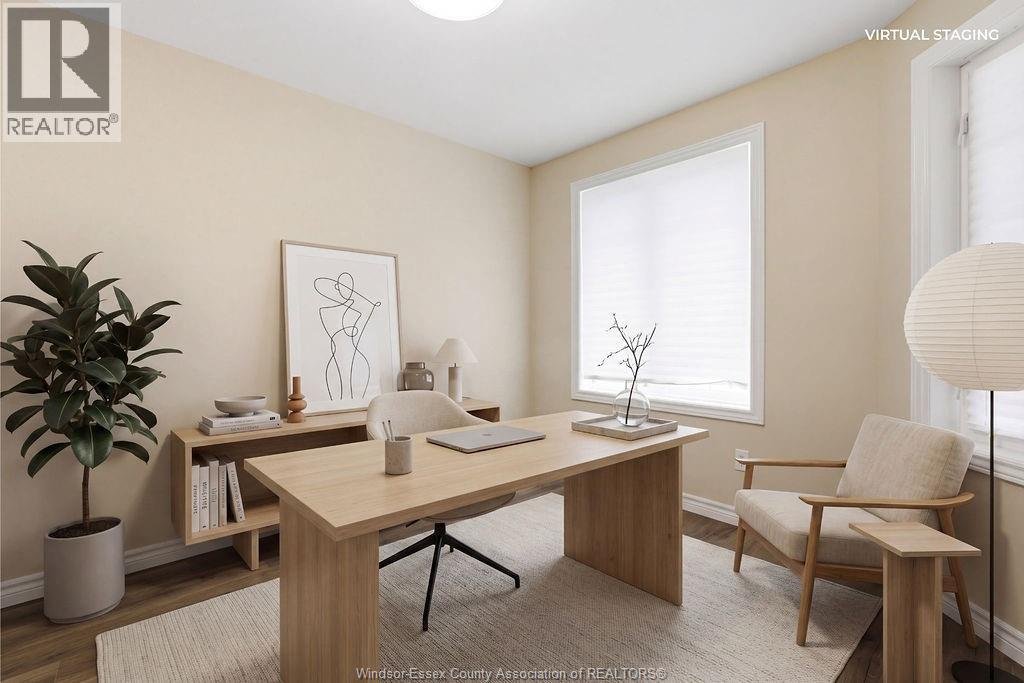 Virtually staged office